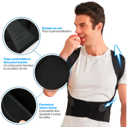 The Max | PostureCorrect™ | Correcteur postural qui soulage la douleur